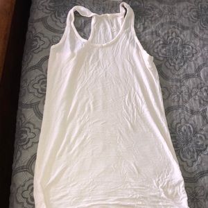White Athletic Tank